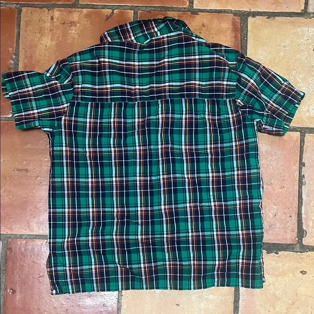 Pendleton Green and Blue Plaid Button Down Shirt - Picture 4 of 4
